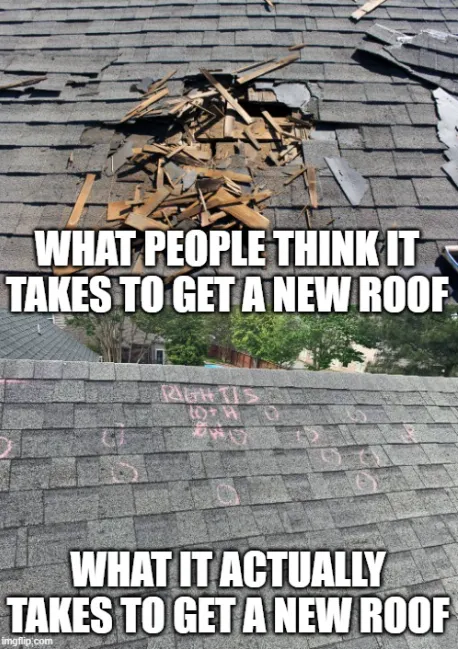 Dealing with roof damage